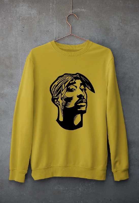 Tupac 2Pac Unisex Sweatshirt for Men/Women Hoodie with Back Slit Movement Comfort