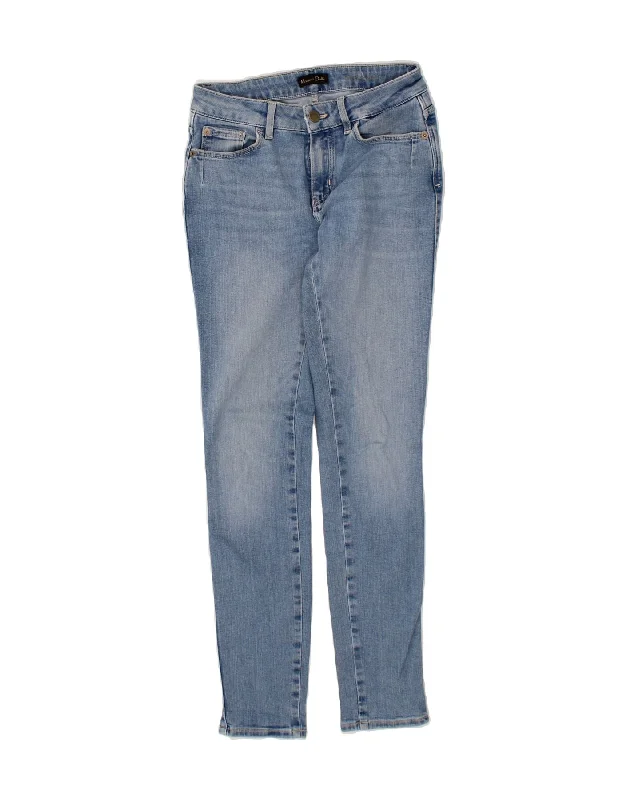 MASSIMO DUTTI Womens Skinny Jeans W28 L29  Blue Cotton Trendy Skinny Fit Jeans