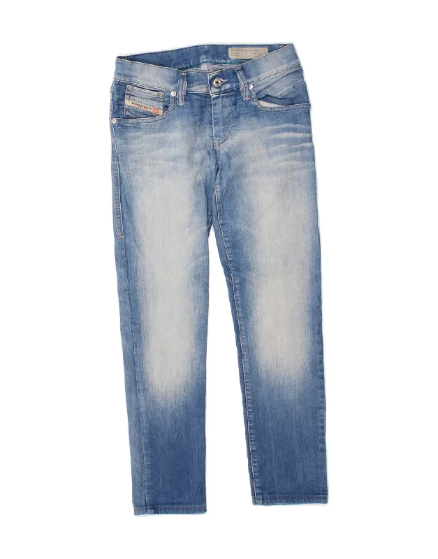DIESEL Womens Getlegg Low Waist Slim Skinny Jeans W25 L26 Blue Cotton Trendy Acid Wash Skinny Jeans DIESEL Womens Getlegg Low Waist Slim Skinny Jeans W25 L26 Blue Cotton Trendy Acid Wash Skinny Jeans