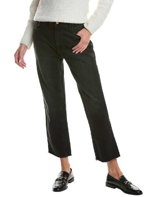 DL1961 Patti Corvus Straight Leg Jean Fashionable Distressed Jeans