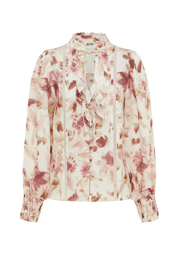 Mos The Label Elise Blouse - Elise Print Double-Layered Blouse