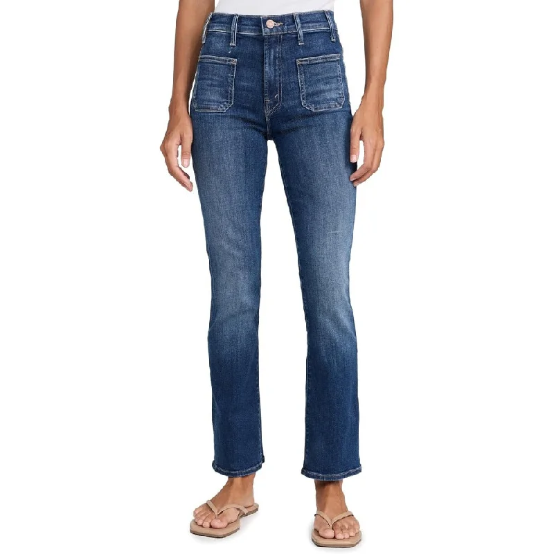 MOTHER Women's The Patch Pocket Insider Flood Jeans, On Your Left Stylish Plus Size Denim Jeans MOTHER Women's The Patch Pocket Insider Flood Jeans, On Your Left Stylish Plus Size Denim Jeans