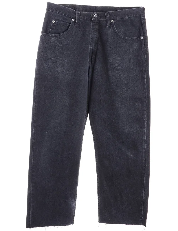 Label Tapered Cropped Jeans Stylish Relaxed Fit Skinny Jeans