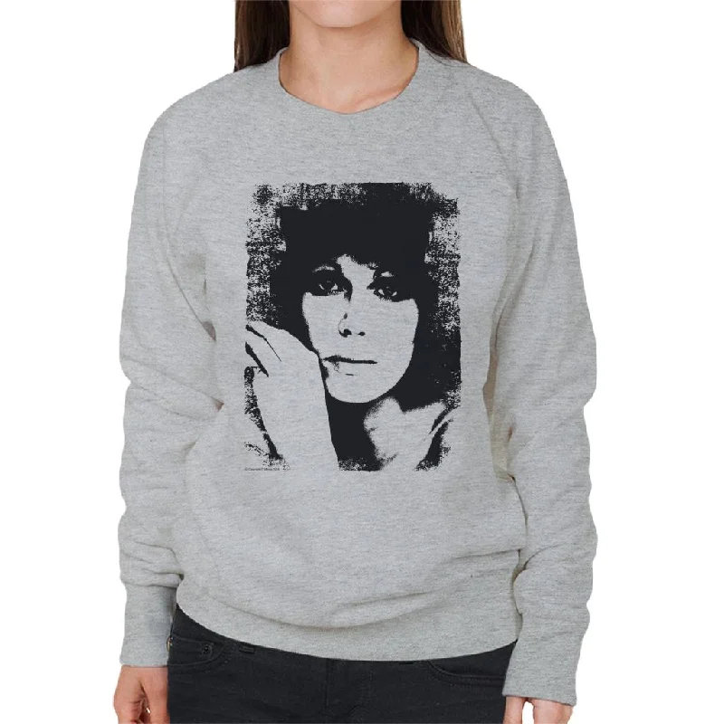TV Times Joanna Lumley 1976 Women's Sweatshirt Hoodie with Slit Hem Functional Movement TV Times Joanna Lumley 1976 Women's Sweatshirt Hoodie with Slit Hem Functional Movement