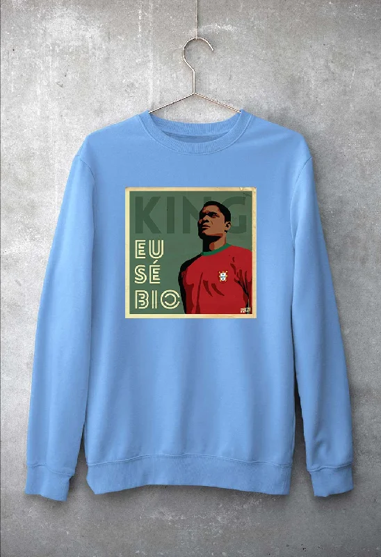 Eusébio Unisex Sweatshirt for Men/Women Hoodie with Fur Luxurious Winter