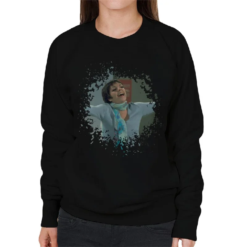 TV Times Liza Minnelli Distressed Edge Effect Women's Sweatshirt Hoodie with Camouflage Military Edgy TV Times Liza Minnelli Distressed Edge Effect Women's Sweatshirt Hoodie with Camouflage Military Edgy