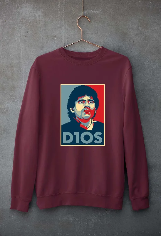 Diego Maradona Unisex Sweatshirt for Men/Women Hoodie with Hem Raw Edge Edgy Unfinished Diego Maradona Unisex Sweatshirt for Men/Women Hoodie with Hem Raw Edge Edgy Unfinished