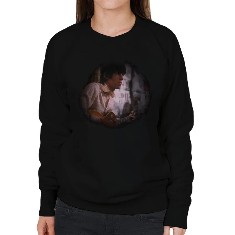 TV Times Keith Richards Les Paul Ready Steady Go Women's Sweatshirt Hoodie with Slim Fit Tailored Modern TV Times Keith Richards Les Paul Ready Steady Go Women's Sweatshirt Hoodie with Slim Fit Tailored Modern