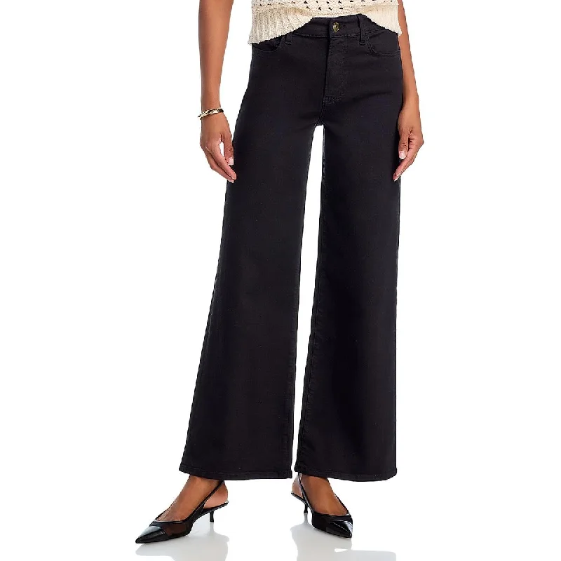 Womens Slim High Rise Slim Jeans Fashionable Raw Hemmed Jeans