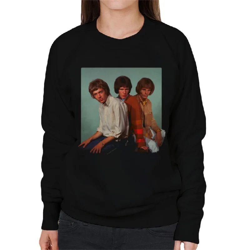 TV Times Walker Brothers Portrait Women's Sweatshirt Hoodie with Turtle Neck Cozy Winter TV Times Walker Brothers Portrait Women's Sweatshirt Hoodie with Turtle Neck Cozy Winter