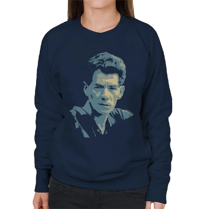TV Times Ian McKellen 1982 Women's Sweatshirt Hoodie Jacket Zipper Layering