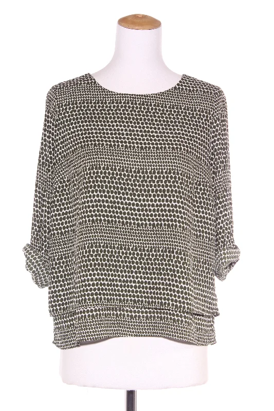 WHISTLE Tailored - Olive print blouse! 10 Smart Business Blouse