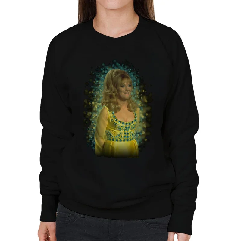 TV Times Dusty Springfield Flare Glow Effect Women's Sweatshirt Hoodie with Tie-Dye Psychedelic Retro TV Times Dusty Springfield Flare Glow Effect Women's Sweatshirt Hoodie with Tie-Dye Psychedelic Retro