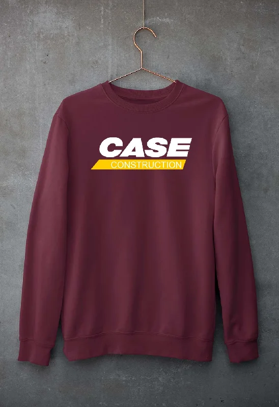 case construction Sweatshirt for Men/Women Hoodie with Turtle Neck Cozy Winter