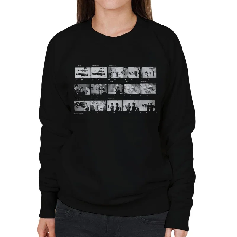 TV Times Beatles Lennon McCartney Photo Reel Women's Sweatshirt Hoodie with Zipper Placket Modern Functional TV Times Beatles Lennon McCartney Photo Reel Women's Sweatshirt Hoodie with Zipper Placket Modern Functional