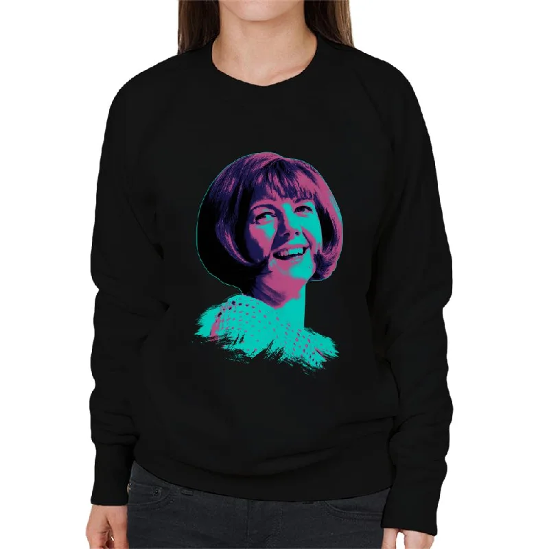 TV Times Cilla Black 1964 Pop Art Stylised Women's Sweatshirt Hoodie with Patch Decorative Personalized TV Times Cilla Black 1964 Pop Art Stylised Women's Sweatshirt Hoodie with Patch Decorative Personalized