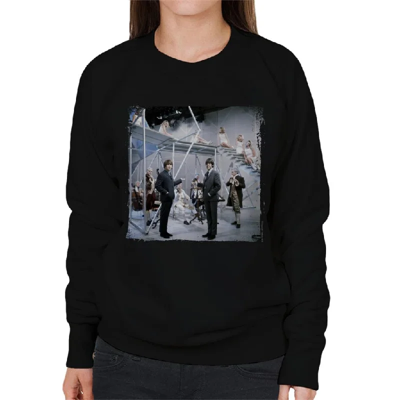 TV Times Beatles Lennon McCartney Orchestra Women's Sweatshirt Hoodie with Velcro Closure Adjustable Secure TV Times Beatles Lennon McCartney Orchestra Women's Sweatshirt Hoodie with Velcro Closure Adjustable Secure