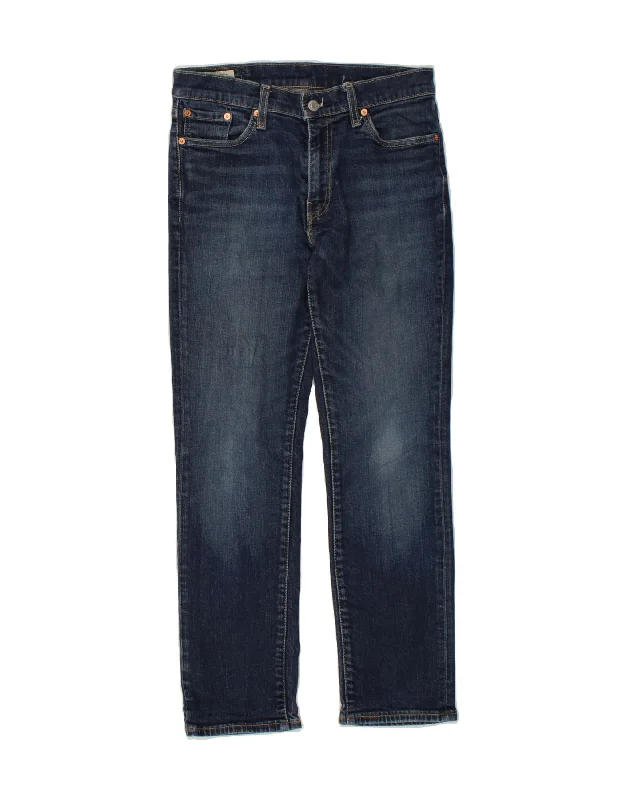 LEVI'S Womens 511 Slim Jeans W30 L30 Blue Cotton Trendy Flared Leg Jeans