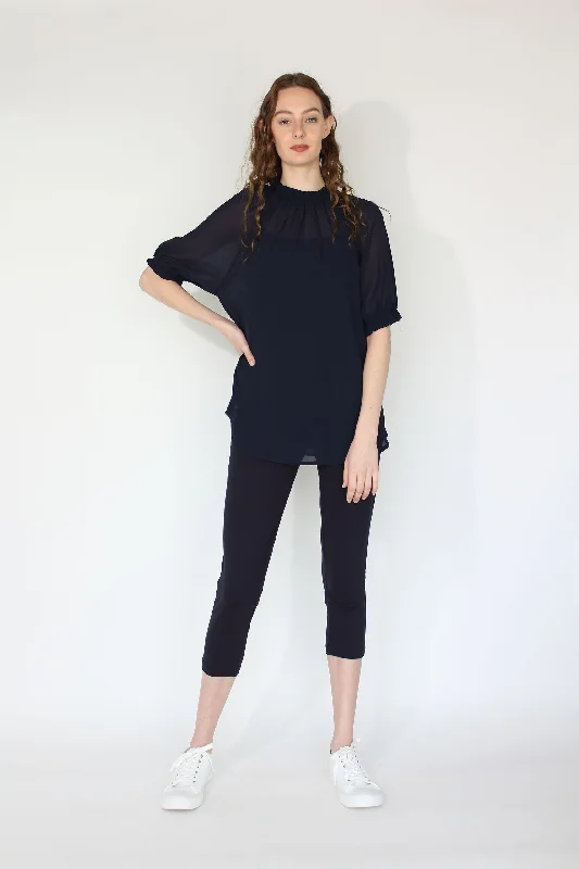 Jaclyn M Ashley Blouse - midnight Soft Modal Blouse