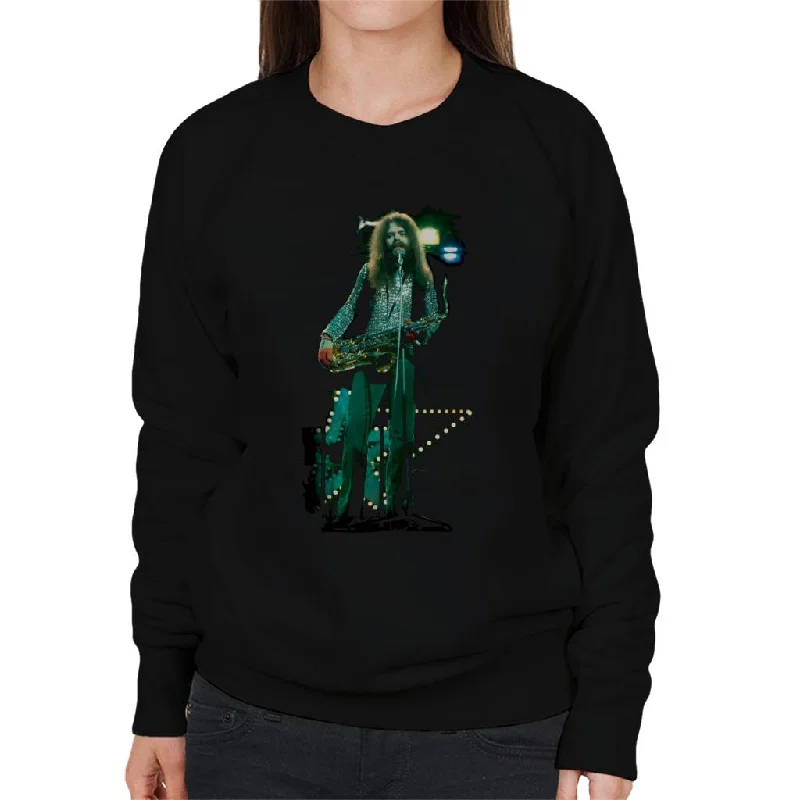 TV Times Roy Wood Of Wizzard Women's Sweatshirt Hoodie with Hem Applique Textured Unique TV Times Roy Wood Of Wizzard Women's Sweatshirt Hoodie with Hem Applique Textured Unique