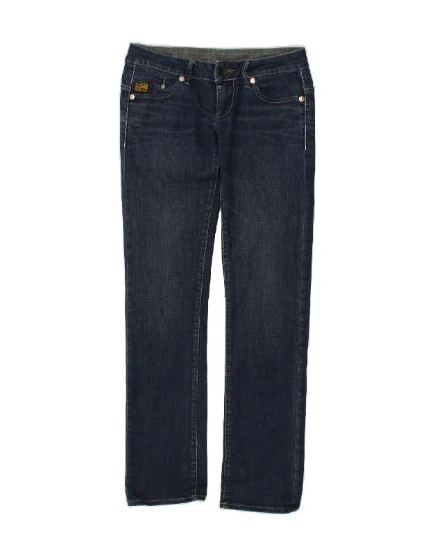G-STAR Womens Low Waist Slim Jeans W29 L32 Blue Cotton Chic Vintage-Inspired Denim Jeans G-STAR Womens Low Waist Slim Jeans W29 L32 Blue Cotton Chic Vintage-Inspired Denim Jeans