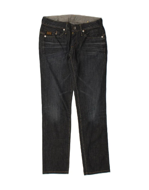 G-STAR Womens Slim Jeans W30 L32 Blue Cotton Elegant Skinny Leg Jeans