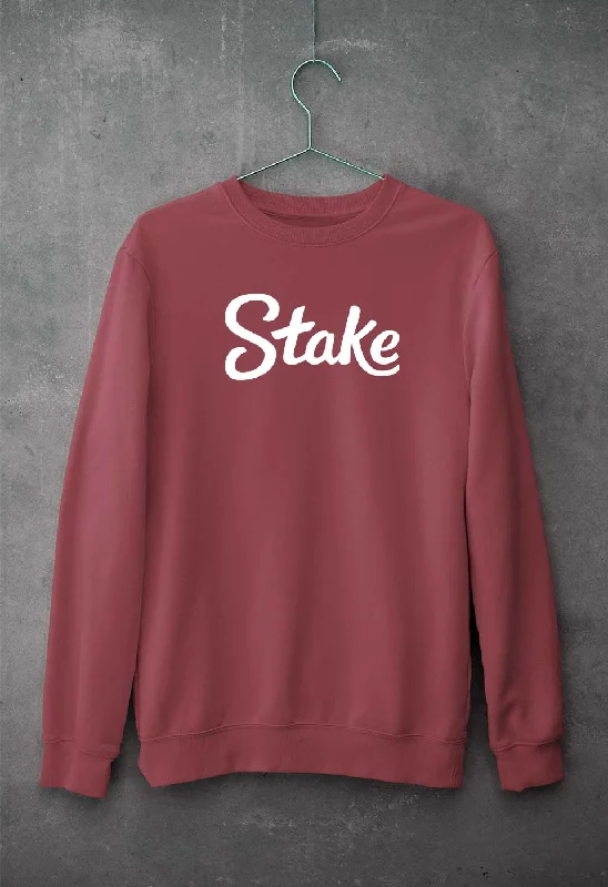 Stake Sweatshirt for Men/Women Hoodie with Hem Applique Textured Unique