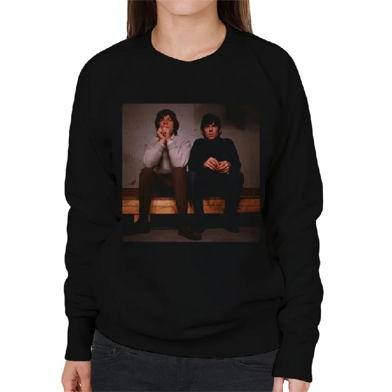 TV Times Mick And Keith Rolling Stones Women's Sweatshirt Hoodie with Pastel Soft Subtle TV Times Mick And Keith Rolling Stones Women's Sweatshirt Hoodie with Pastel Soft Subtle