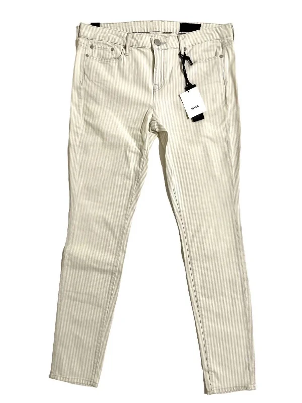 Women's Riley Skinny Jeans In White Casual Loose Fit Jeans