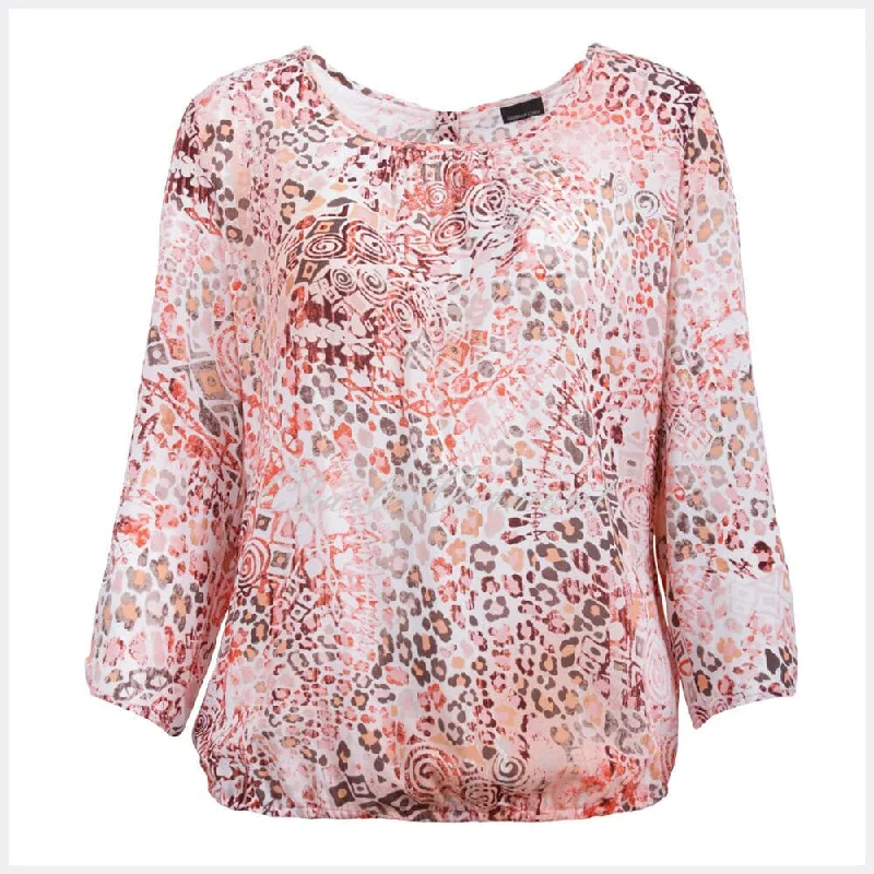 Barbara Lebek Blouse - Style 58550002-43 Drape Neck Blouse