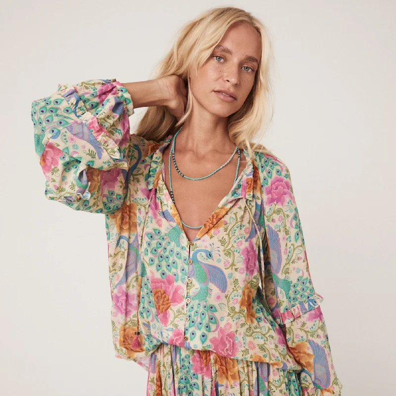 Bohème Blouse Soft Pastel Blouse
