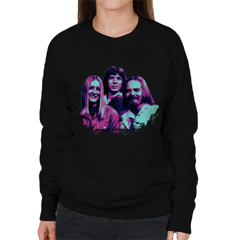 TV Times Music Trio For Rainbow Pop Art Stylised Women's Sweatshirt Hoodie Dress Longline Feminine TV Times Music Trio For Rainbow Pop Art Stylised Women's Sweatshirt Hoodie Dress Longline Feminine