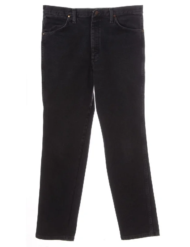 Label Thomas Tapered Denim Jeans Comfortable Folded Hem Jeans