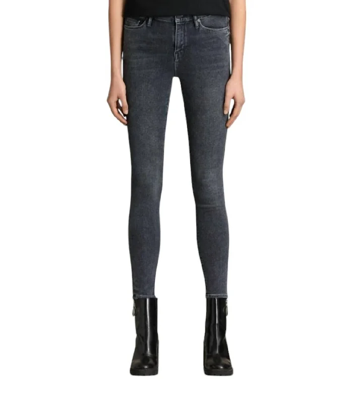 Eve Stretch Denim Skinny Jeans In Raven Black Trendy Acid Wash Skinny Jeans