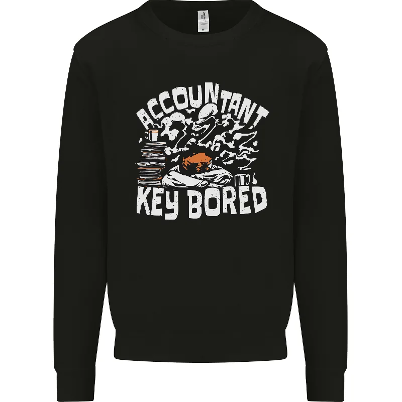 A Bored Accountant Mens Sweatshirt Jumper Hoodie with Logo Branding Identity