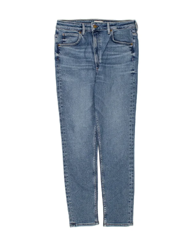 LEE Womens High Waist Slim Jeans EU 44 XL W30 L29 Blue Cotton Trendy Low-Rise Slim Jeans LEE Womens High Waist Slim Jeans EU 44 XL W30 L29 Blue Cotton Trendy Low-Rise Slim Jeans