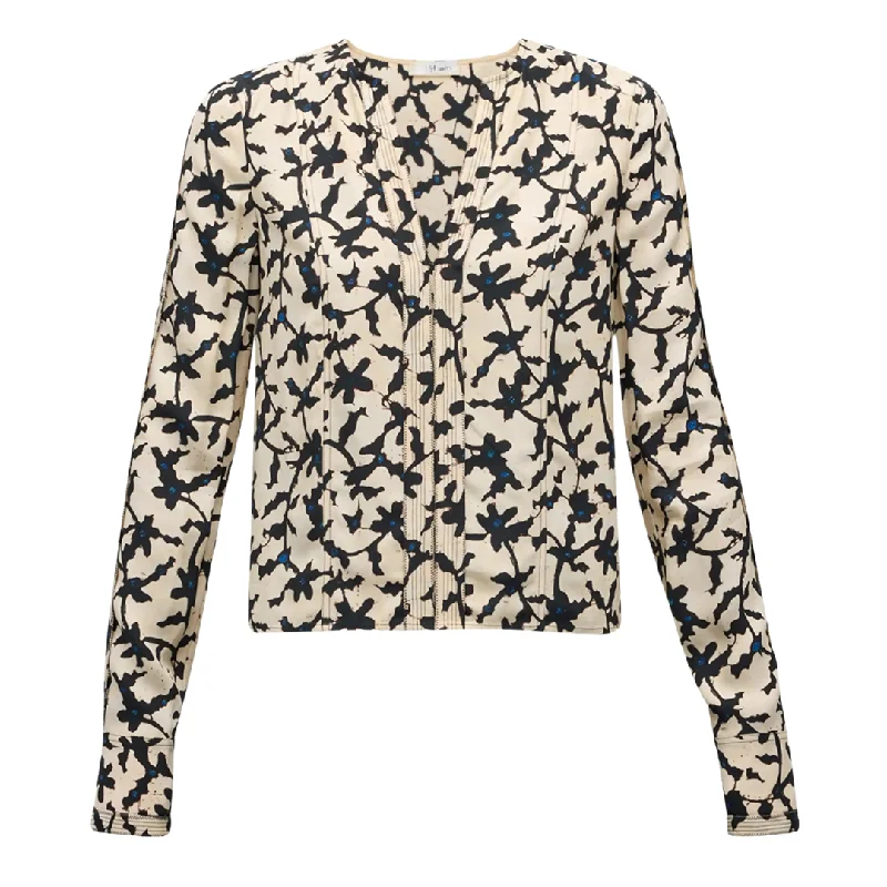 Safi Blouse - Moonstone Elegant Peplum Blouse