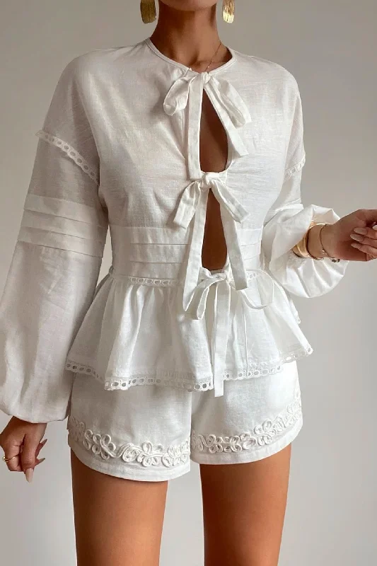 SIGGE BLOUSE Romantic Lace Blouse