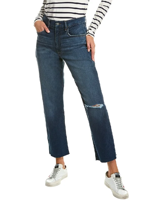HUDSON Jeans Kass Emma High-Rise Straight Jean Comfortable Mid-Rise Jeans
