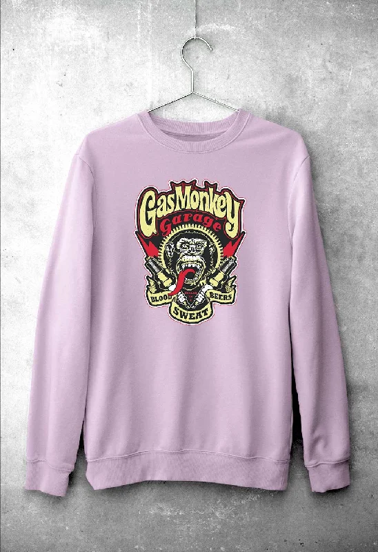Gas Monkey Sweatshirt for Men/Women Hoodie with Double Zipper Versatile Adjustable