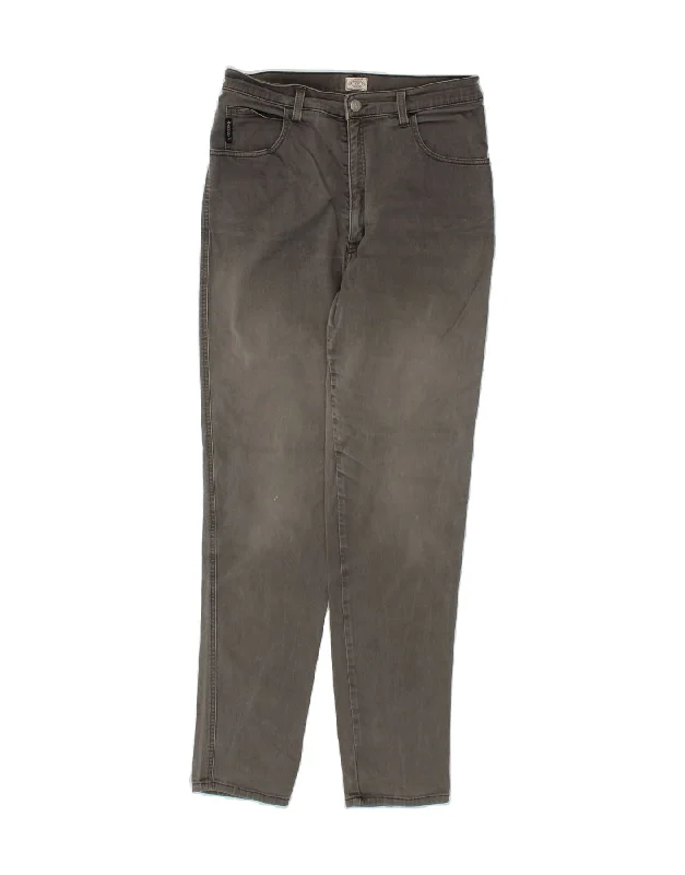 ARMANI Womens Slim Jeans W32 L31 Grey Cotton Comfortable Boyfriend Jeans