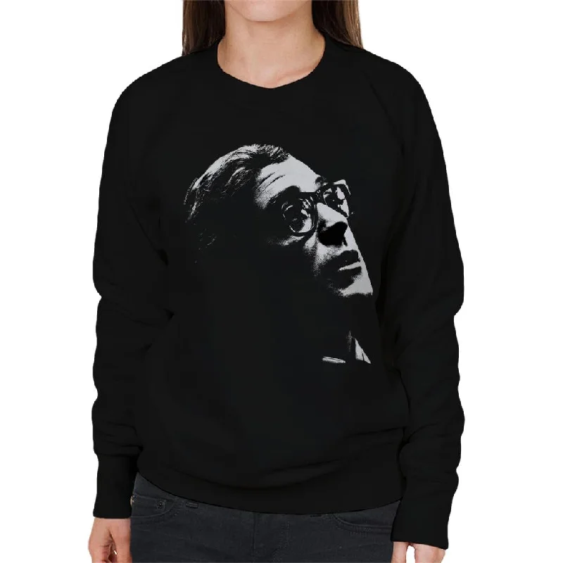 TV Times Michael Caine Billion Dollar Brain 1967 Women's Sweatshirt Hoodie with Hem Raw Edge Edgy Unfinished TV Times Michael Caine Billion Dollar Brain 1967 Women's Sweatshirt Hoodie with Hem Raw Edge Edgy Unfinished