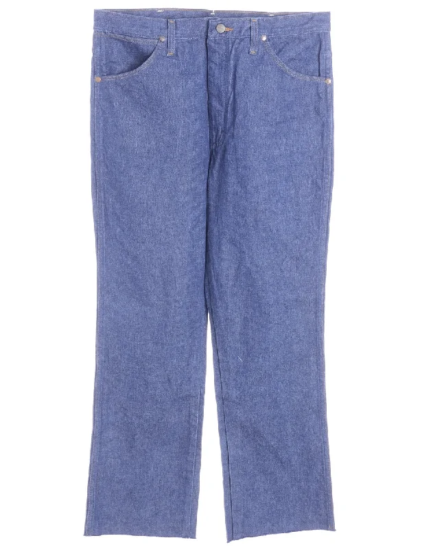 Label Tapered Cropped Jeans Stylish Bootcut Denim Jeans