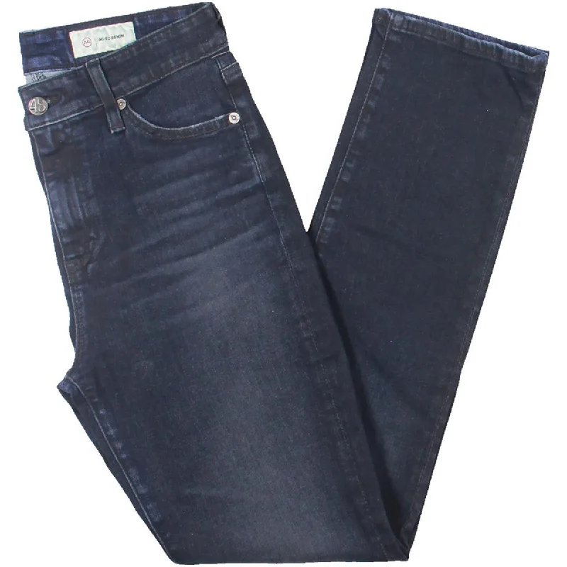 Womens High Rise Slim High-Waisted Jeans Classic Slim Fit Jeans