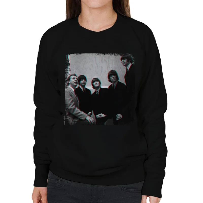 TV Times The Beatles With Johnny Hamp Women's Sweatshirt Hoodie with Hem Fringe Bohemian Relaxed TV Times The Beatles With Johnny Hamp Women's Sweatshirt Hoodie with Hem Fringe Bohemian Relaxed