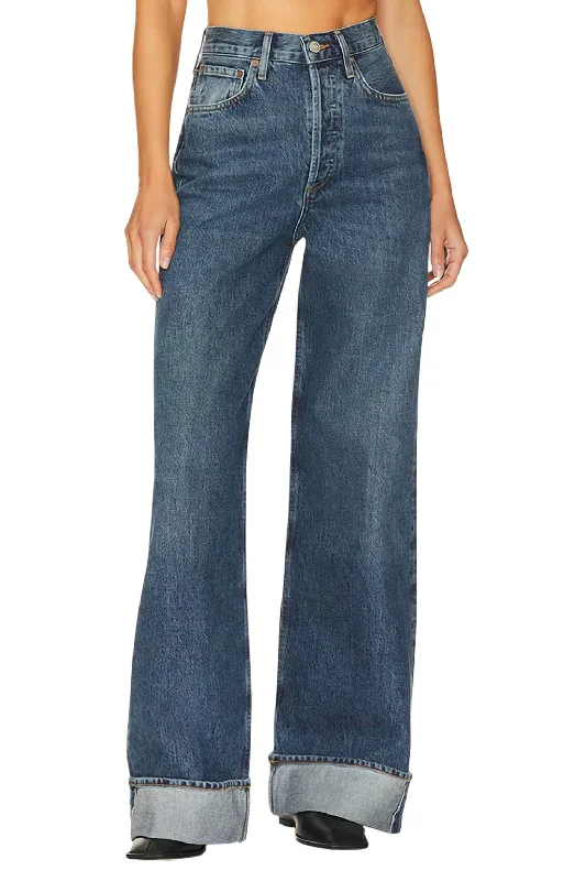 Dame High Rise Wide Leg Jeans In Control Stylish High-Rise Mom Jeans