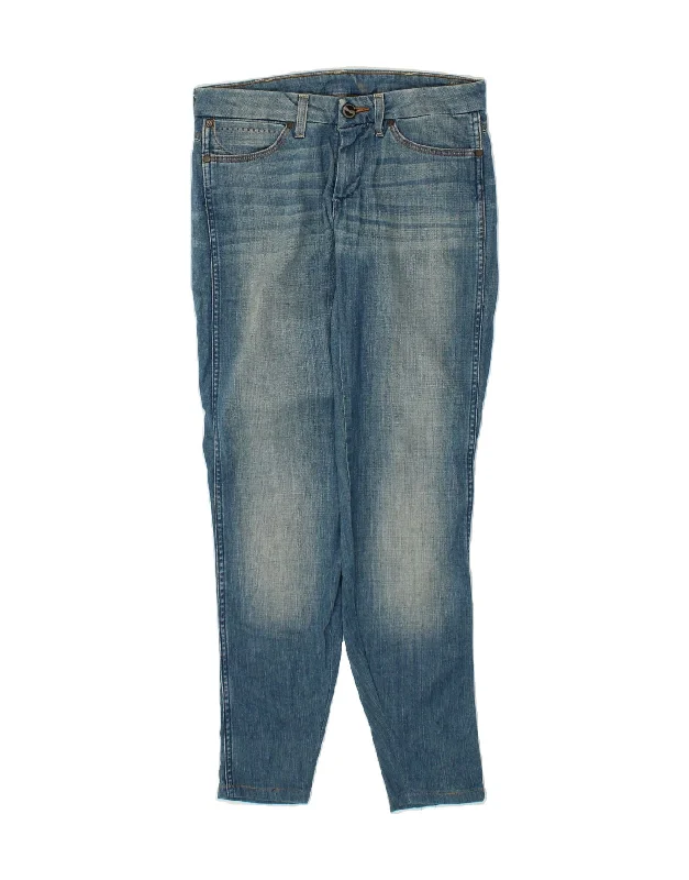 WRANGLER Womens Sofia Slim Jeans W28 L34 Blue Cotton Trendy Wide-Legged High-Waist Jeans WRANGLER Womens Sofia Slim Jeans W28 L34 Blue Cotton Trendy Wide-Legged High-Waist Jeans
