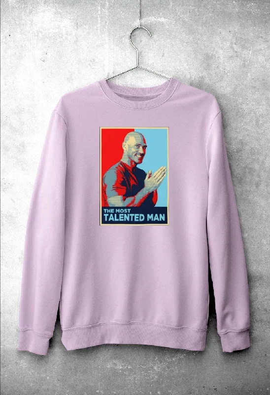 Johnny Sins Sweatshirt for Men/Women Hoodie with Raw Hem Edgy Unfinished