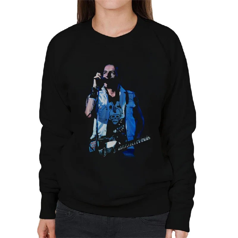 TV Times Joe Strummer Of The Clash Women's Sweatshirt Hoodie with Monochrome Minimalist Simple TV Times Joe Strummer Of The Clash Women's Sweatshirt Hoodie with Monochrome Minimalist Simple