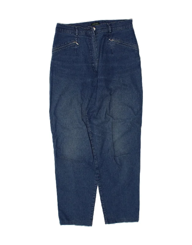 CANDA Womens High Rise Tapered Jeans UK 16 Large W30 L28 Blue Cotton Cozy Relaxed Fit Denim Jeans CANDA Womens High Rise Tapered Jeans UK 16 Large W30 L28 Blue Cotton Cozy Relaxed Fit Denim Jeans